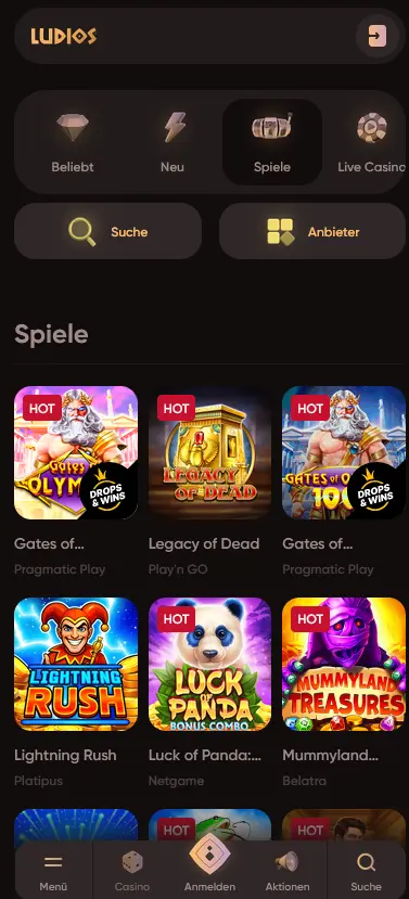 Ludios App Vorschau